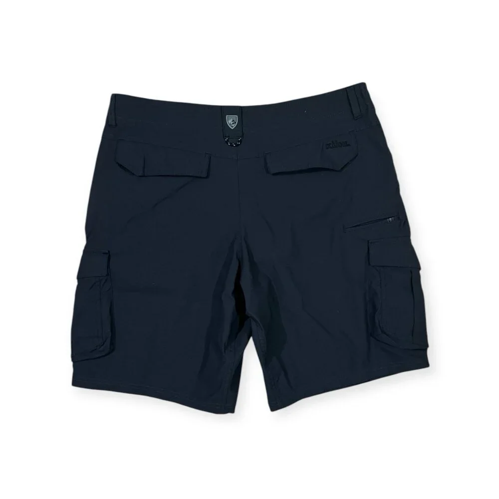 Kuhl‎ Cargo Shorts Mens Size 38 Stretch Zip Pockets Hiking Dark Gray